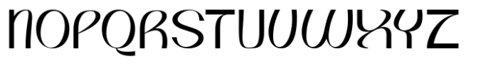 Opalique Regular Font UPPERCASE