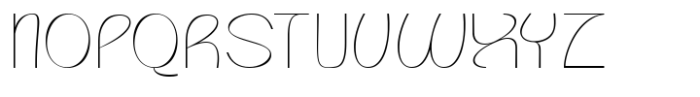 Opalique Thin Font UPPERCASE