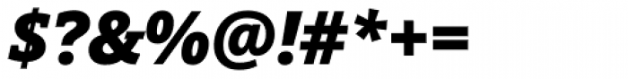 Open Serif Black Italic Font OTHER CHARS