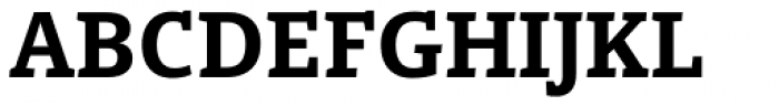 Open Serif Bold Font UPPERCASE