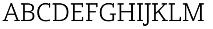 Open Serif Book Font UPPERCASE
