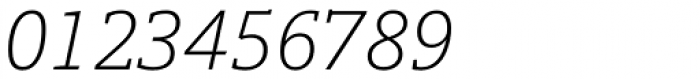 Open Serif Light Italic Font OTHER CHARS