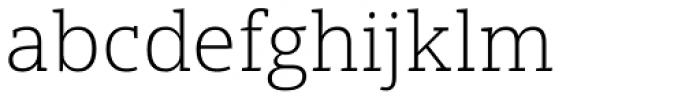 Open Serif Light Font LOWERCASE