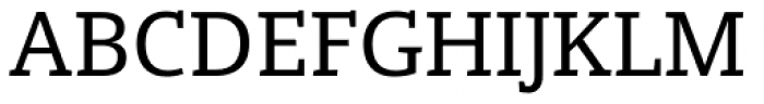 Open Serif Regular Font UPPERCASE