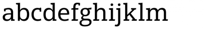 Open Serif Regular Font LOWERCASE