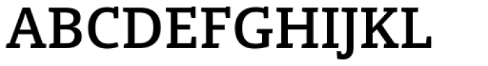 Open Serif Semibold Font UPPERCASE