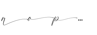 Opera Signature Script Swash Font LOWERCASE