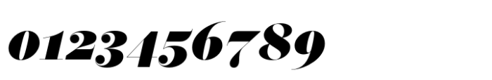 Operetta 32 Black Italic Font OTHER CHARS