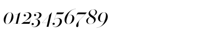 Operetta 52 Regular Italic Font OTHER CHARS