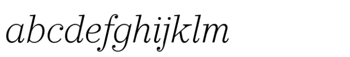 Operetta 8 Extra Light Italic FONT