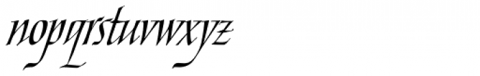 Ophelia Italic Font LOWERCASE