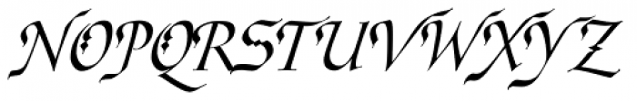 Ophelia Std Italic Font UPPERCASE