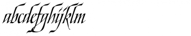 Ophelia Std Italic Font LOWERCASE
