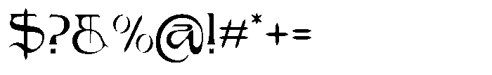 Ophium Font OTHER CHARS