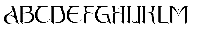 Ophium Font UPPERCASE