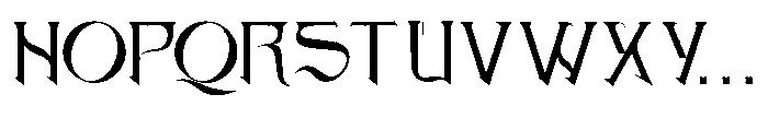 Ophium Font UPPERCASE