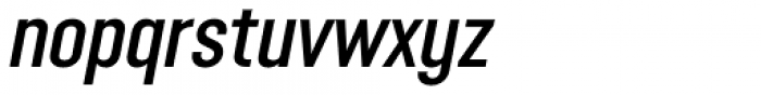 Opinion Pro Condensed Semi Bold Italic Font LOWERCASE