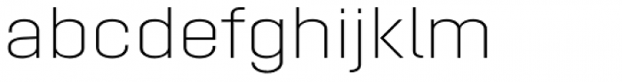 Opinion Pro Extended Extra Light Font LOWERCASE