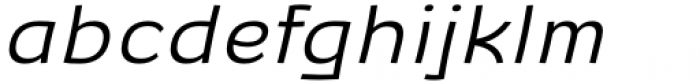 Opkrop Light Italic Font LOWERCASE