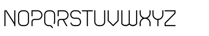 Oprath Thin Font UPPERCASE