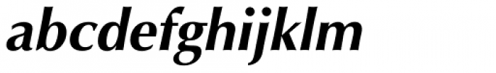 Optima Cyrillic Bold Oblique Font LOWERCASE
