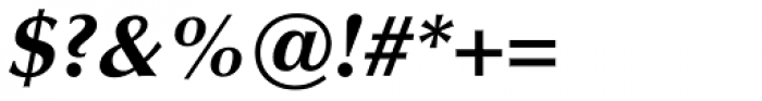 Optima Pro Cyrillic Bold Oblique Font OTHER CHARS