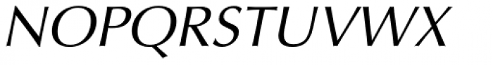 Optima Pro Cyrillic Oblique Font UPPERCASE