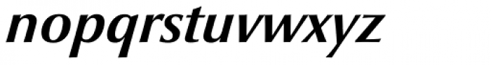 Optima nova Bold Italic Font LOWERCASE