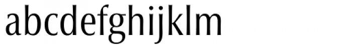 Optima nova Condensed Regular Font LOWERCASE