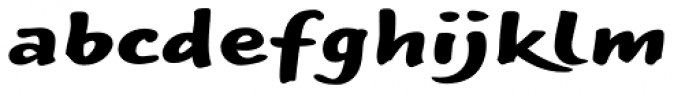 Optiscript EF Bold Font LOWERCASE