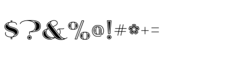 Opula Fill Font OTHER CHARS