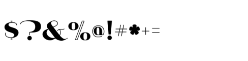 Opula Solid Font OTHER CHARS