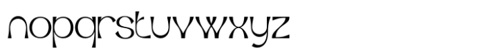 Opulent Ascend Thin Font LOWERCASE