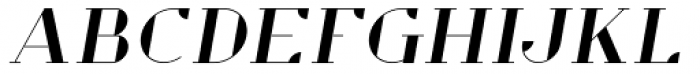 Opulent Italic Font UPPERCASE