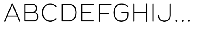 Opun Loop Extra Light Font UPPERCASE