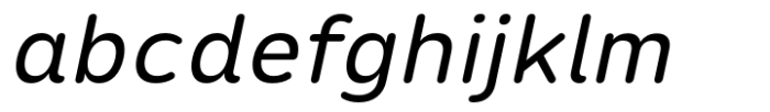 Opun Loop Italic Font LOWERCASE