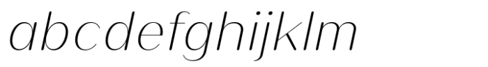 Opun Lux Extra Light Italic FONT