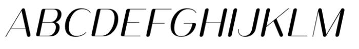 Opun Lux Italic Font UPPERCASE