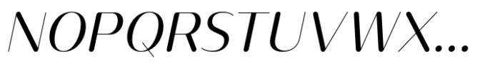 Opun Lux Italic Font UPPERCASE