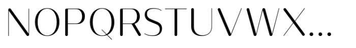 Opun Lux Light Font UPPERCASE