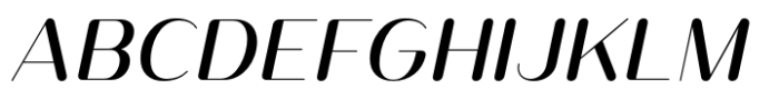 Opun Lux Medium Italic Font UPPERCASE