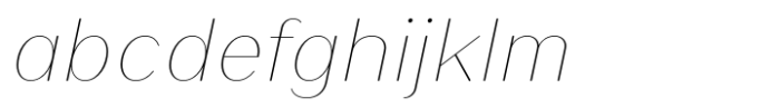 Opun Lux Thin Italic FONT