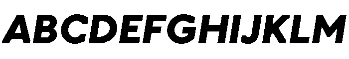 OPSAndEver BlackItalic Font UPPERCASE