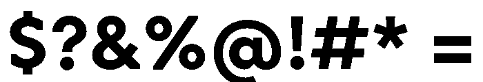 OPSAndEver Bold Font OTHER CHARS