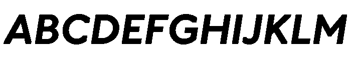 OPSAndEver BoldItalic Font UPPERCASE