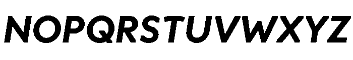 OPSAndEver BoldItalic Font UPPERCASE