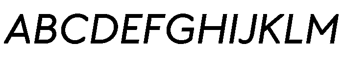 OPSAndEver Italic Font UPPERCASE