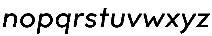 OPSAndEver Italic Font LOWERCASE