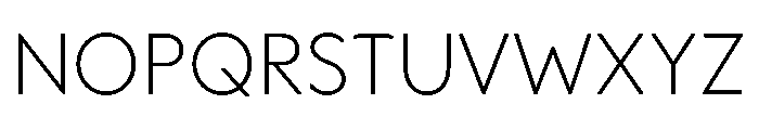 OPSAndEver Light Font UPPERCASE