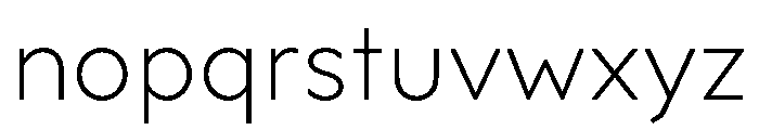OPSAndEver Light Font LOWERCASE